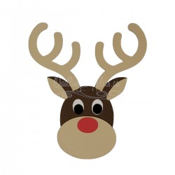 Reindeer cardstock cutout