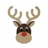 Reindeer cardstock cutout