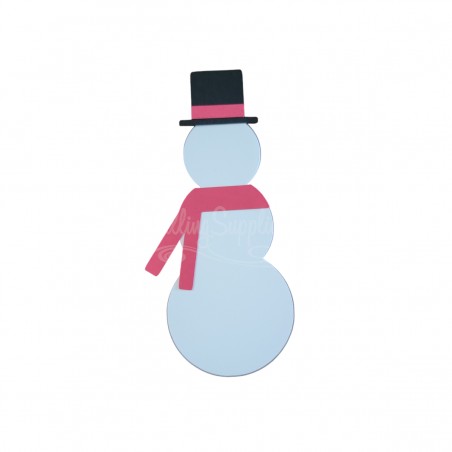 Snowman cardstock cutout