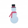 Snowman cardstock cutout