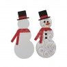 Snowman cardstock cutout