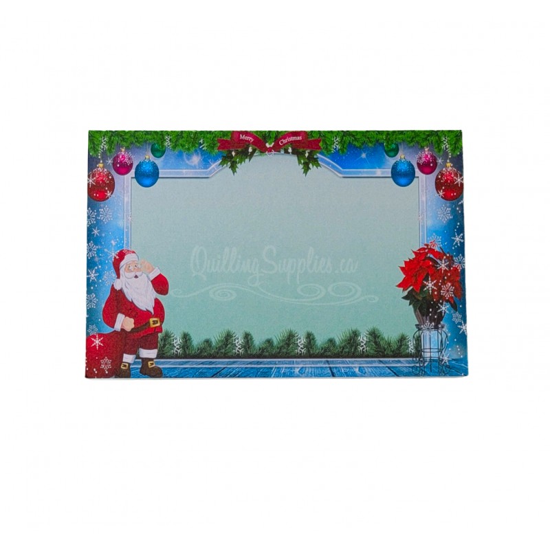 santa blank card quillingsupplies.ca