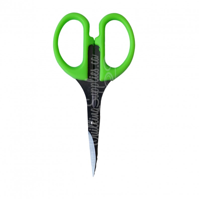 small quilling scissors in green