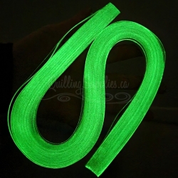 delightfully edgy white quilling paper with glow in the dark edge