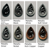 Mossy Glen Quilling Paper Assortment 3mm, 100 Strips; Custom Edge Metallic Quilling Paper-Delightfully Edgy Quilling Paper