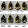 Mossy Glen Quilling Paper Assortment 3mm, 100 Strips; Custom Edge Metallic Quilling Paper-Delightfully Edgy Quilling Paper