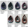 Mossy Glen Quilling Paper Assortment 3mm, 100 Strips; Custom Edge Metallic Quilling Paper-Delightfully Edgy Quilling Paper