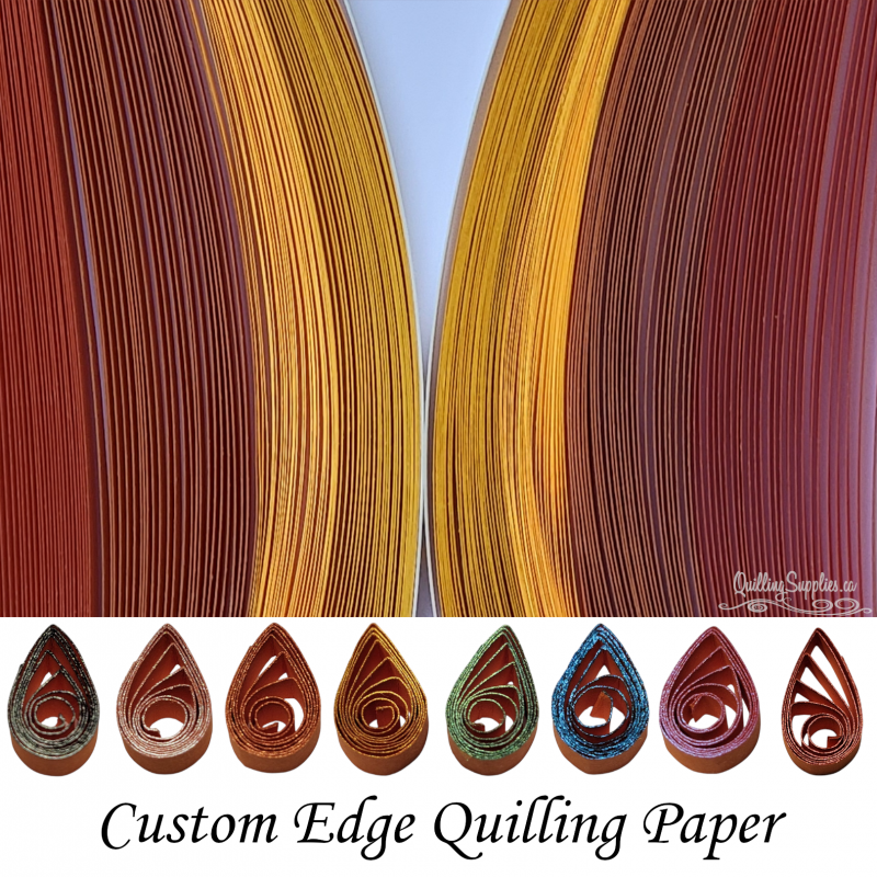 shades of orange multipack quilling paper strips 3mm