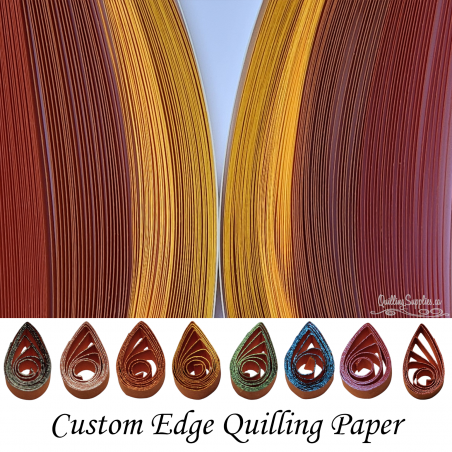 shades of orange multipack quilling paper strips 3mm