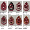 Sweet Shop Quilling Paper Assortment 3mm, 100 Strips; Custom Edge Metallic Quilling Paper-Delightfully Edgy Quilling Paper