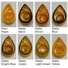 Morning Sun Quilling Paper Assortment 3mm, 100 Strips; Custom Edge Metallic Quilling Paper-Delightfully Edgy Quilling Paper