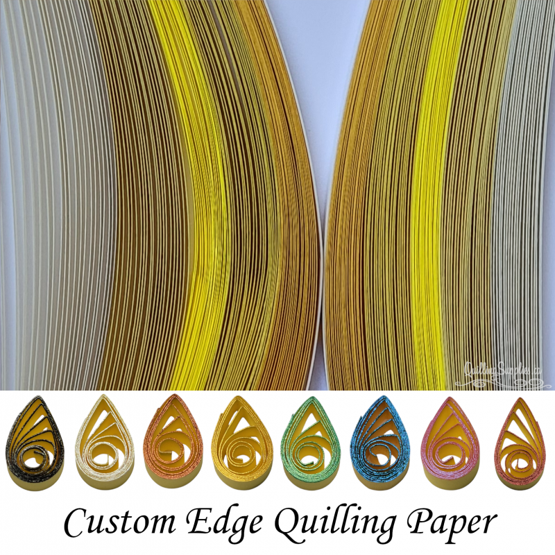 Morning Sun shades of yellow multipack quilling paper strips 3mm