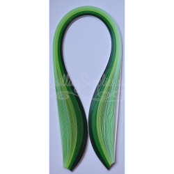 shades of green multipack quilling paper strips 5mm