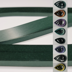 delightfully edgy 10mm Sacramento green quilling paper