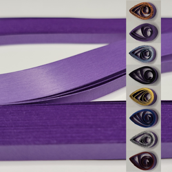 delightfully edgy purple quilling paper strips 10mm wide