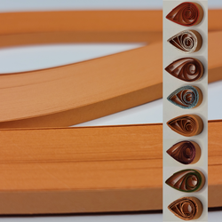 delightfully edgy 10mm pumpkin quilling paper