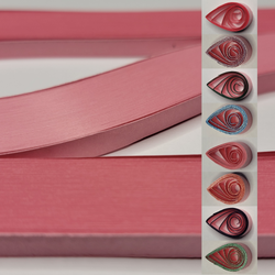 delightfully edgy 10mm pink quilling paper