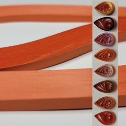 delightfully edgy 10mm orange quilling paper