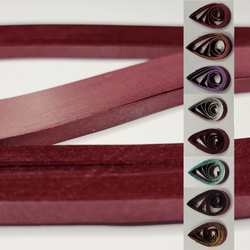 delightfully edgy 10mm mahogany quilling paper