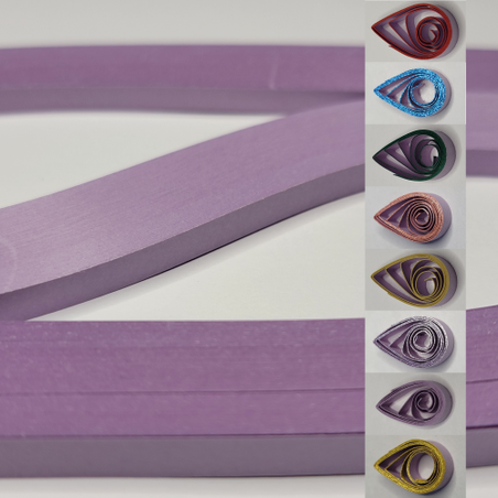 delightfully edgy 10mm lilac quilling paper