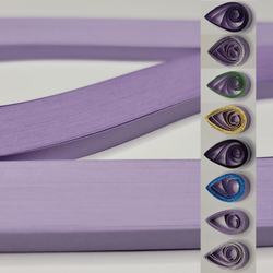 delightfully edgy 10mm lavender quilling paper