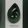 delightfully edgy hunter green quilling paper