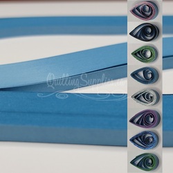 delightfully edgy 5mm blue quilling paper