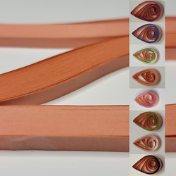 delightfully edgy 10mm coral quilling paper