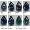delightfully edgy blue quilling paper matte teardrops 1