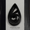 delightfully edgy black quilling paper