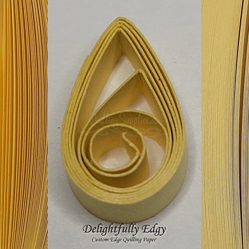 delightfully edgy beige quilling paper