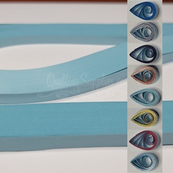 delightfully edgy 10mm baby blue quilling paper
