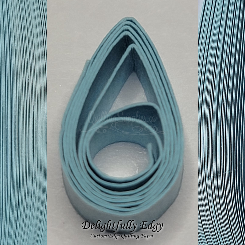 delightfully edgy baby blue quilling paper