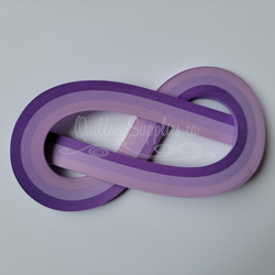 shades of purple multipack quilling paper strips 10mm