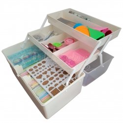 Delightfully Edgy large quilling storage box.