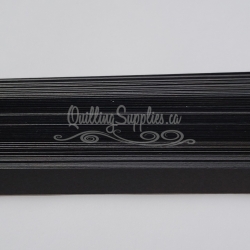 Delightfully Edgy black quillography strips 176gms cardstock