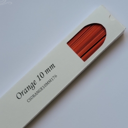 Delightfully Edgy orange quillography strips 176gsm cardstock