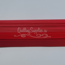 Delightfully Edgy red quillography strips 176 gsm cardstock