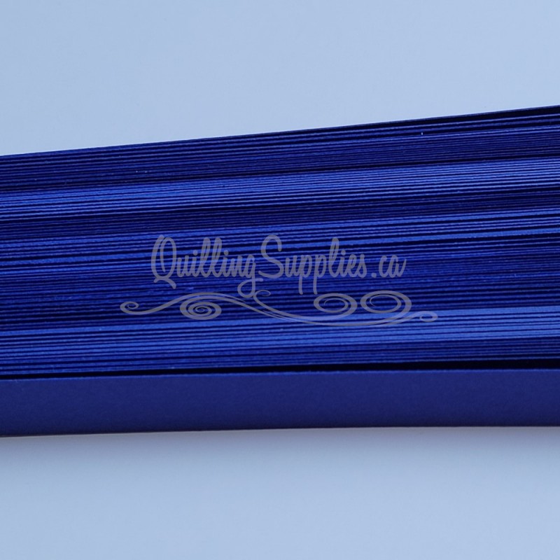 delightfully edgy royal blue cardstock quillography strips 10mm
