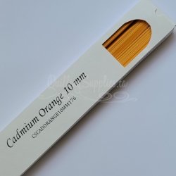 Delightfully Edgy cadmium orange quillography strips 176gsm cardstock.