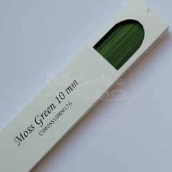 Delightfully Edgy moss green quillography strips 176gsm cardstock