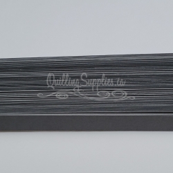 Delightfully Edgy black coral quillography strips 176gsm cardstock.