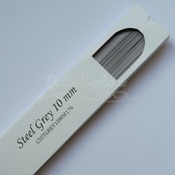 Delightfully Edgy  steel grey quillography strips 176gsm cardstock