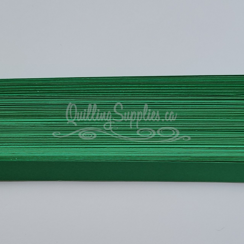 Delightfully Edgy green quillography strips 176gsm cardstock