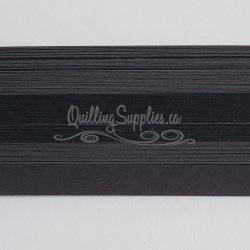 Delightfully Edgy eclipse black quillography strips 176gsm cardstock