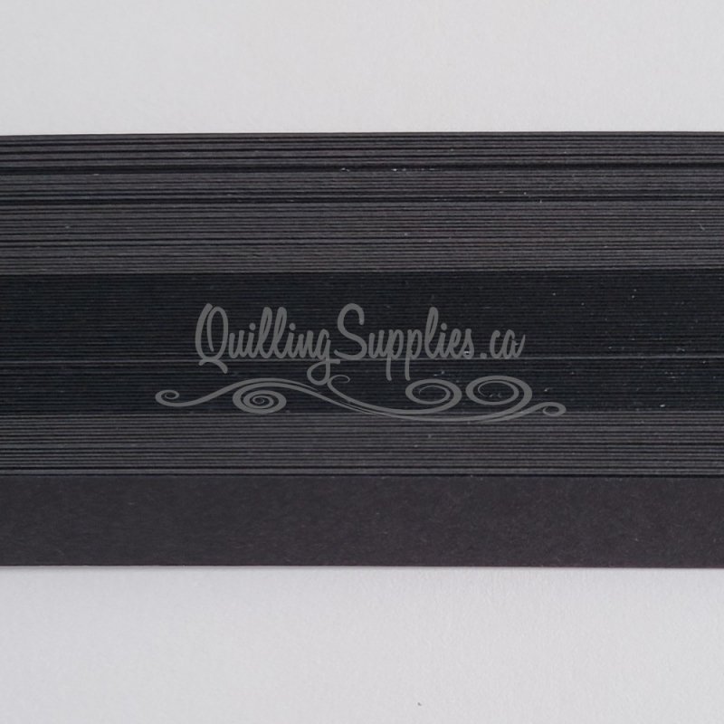 Delightfully Edgy eclipse black quillography strips 176gsm cardstock