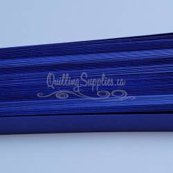 delightfully edgy royal blue cardstock quillography strips 10mm