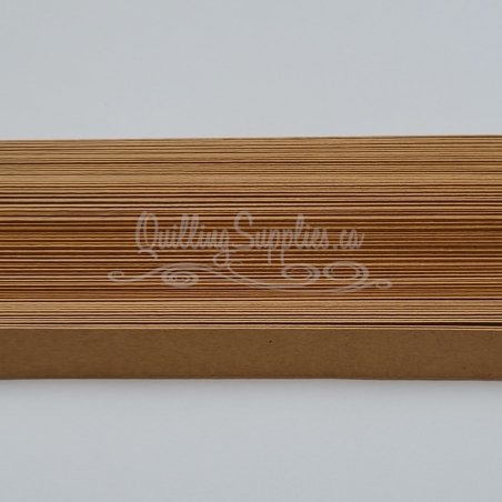 Delightfully Edgy kraft quillography strips 176gsm cardstock