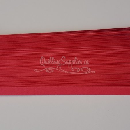 Delightfully Edgy red quillography strips 176gsm cardstock