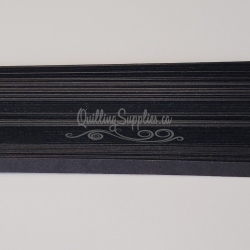 Delightfully Edgy black quillography strips 176gsm cardstock